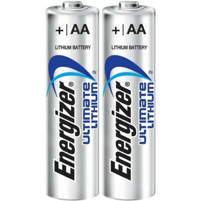 2 Energizer Ultimate Lithium AA Battery