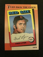 1990 Topps - Turn Back the Clock #663 Fred Lynn Rediscover Topps Card New.