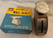 Vintage Automatic Postage Mail Scale in Box -1967 Chadwick Miller