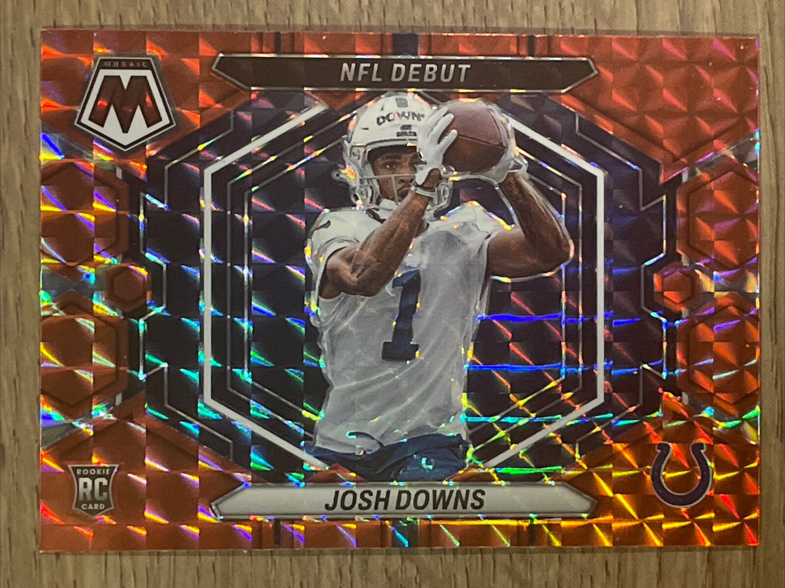 2023 Panini Mosaic NFL Debut Red #15 Josh Downs