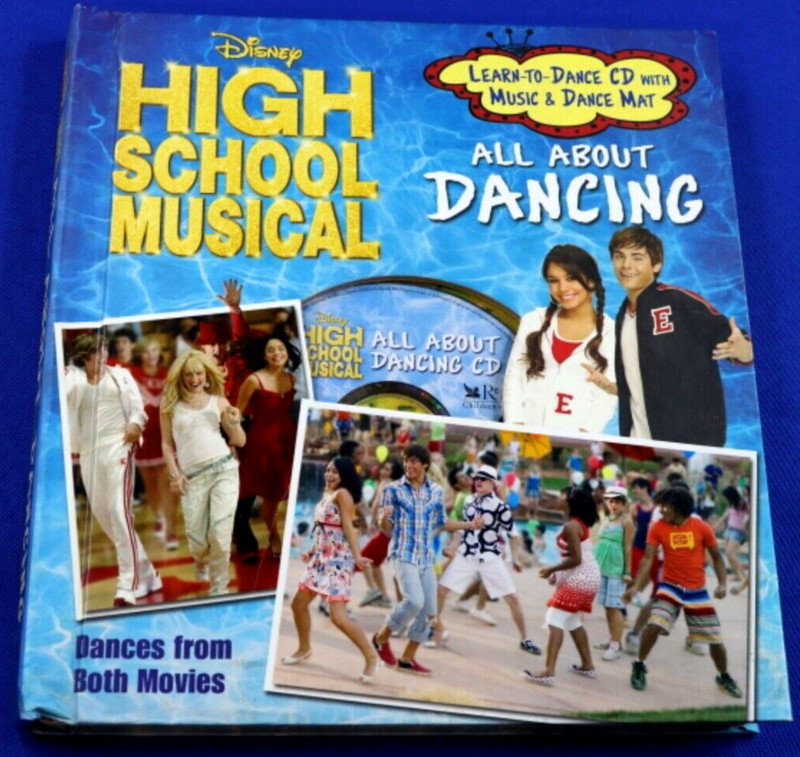 Disney High School Musical All About Dancing Book Instrucitonal CD and Dance Mat