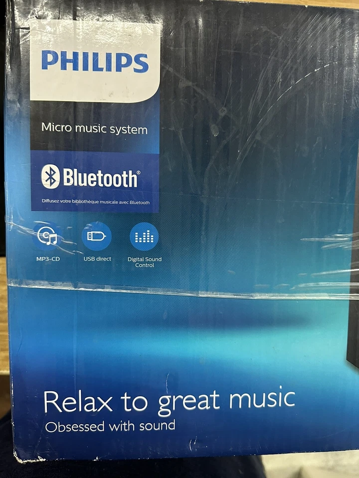 Philips Micro Music System with CD Player. MP3. USB. Bluetooth - Image 2 of 4