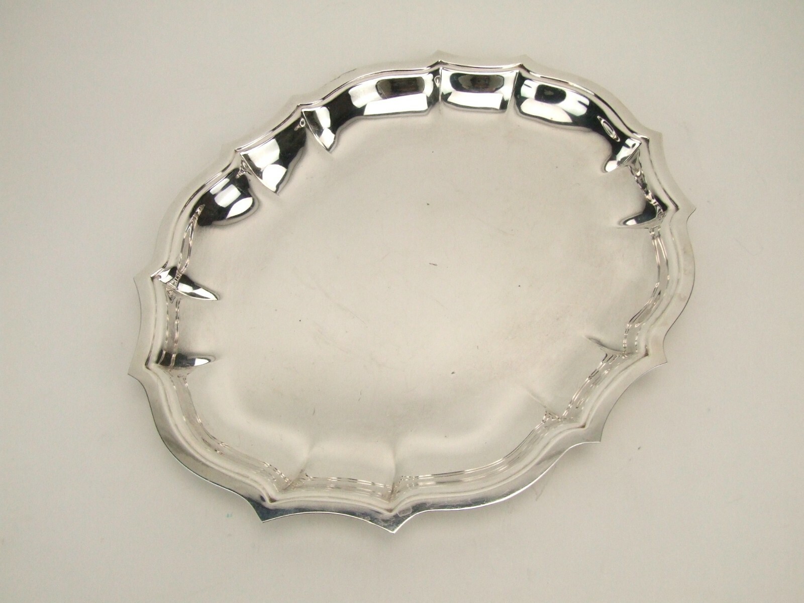 Chippendale International Silver Company Silverplate Serving Tray 11
