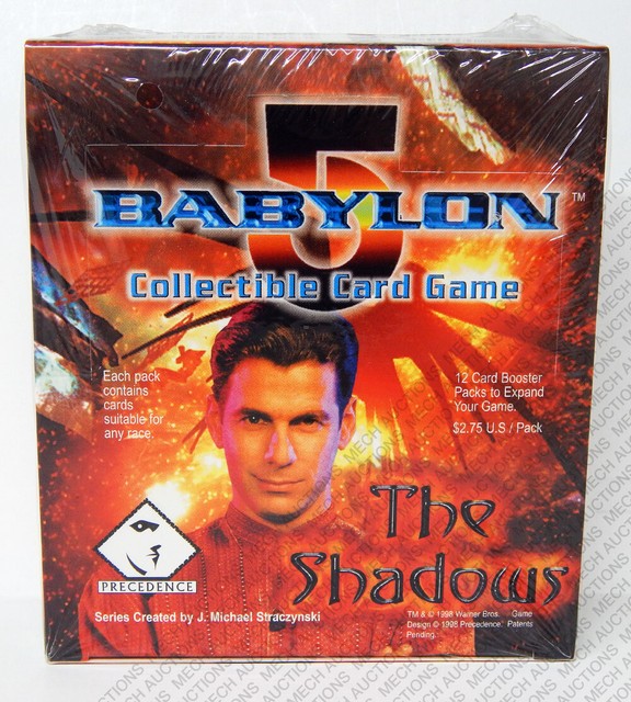 Babylon 5 CCG Shadows Edition Booster Box 18 Packs 12 Cards Each Sealed