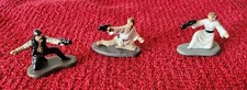 Star Wars Luke Skywalker, Leia Organa, Han Solo Blaster Pose Micro Machines