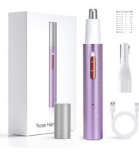 Nose Hair Trimmer Rechargeable-Professional Painless Nose  Ear Hair Trimmer