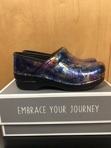dansko metallic clogs