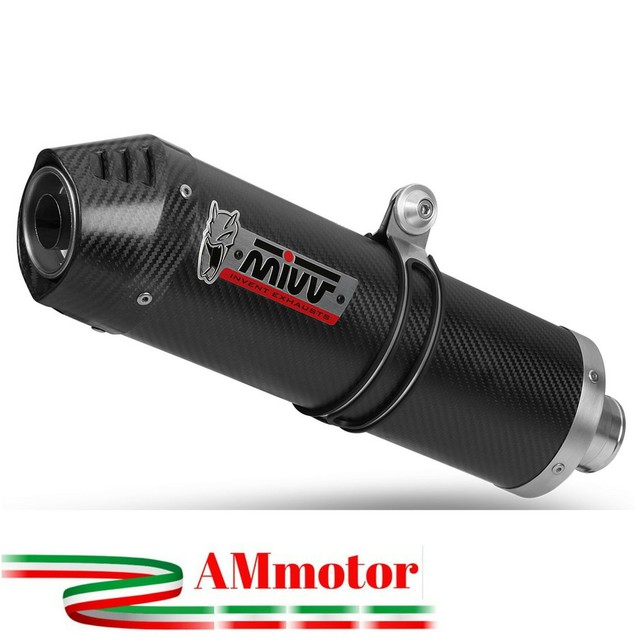 Mivv Triumph Tiger 1050 2018 Pot D' Echappement Moto Silencieux Oval Carbon Cap