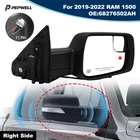 Mirror For 2019-22 Ram 1500 RH Power Heated Power Fold with Blind Spot Textured