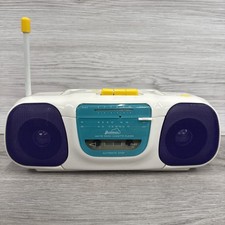 Youthtronics Cassette AM/FM Radio YEP-225- TESTED  Missing BAND Switch On Top