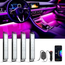 Car Lights Interior, Smart Interior Car Lights with App Control, Under Dash F...