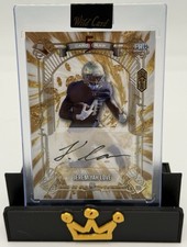 Jeremiyah Love TRUE 1/1 Auto Wild Card 5 Card Draw Gold Vinyl SSP PRC ND RB