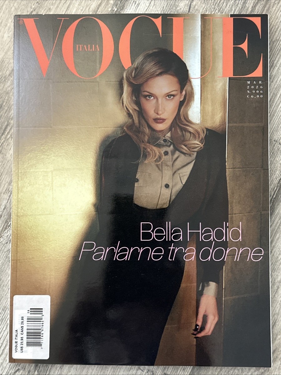 VOGUE ITALIA MAGAZINE March 2026 Issue 906 Bella Hadid Parlarne