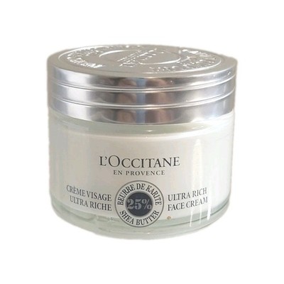 L'occitane 25% Shea Butter Ultra Rich Face Cream 50ML/ 1.7 oz.