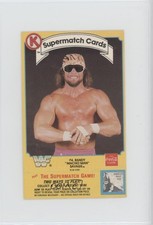 1987 Circle K WWF Supermatch Game Scratched Randy Savage #4 HOF