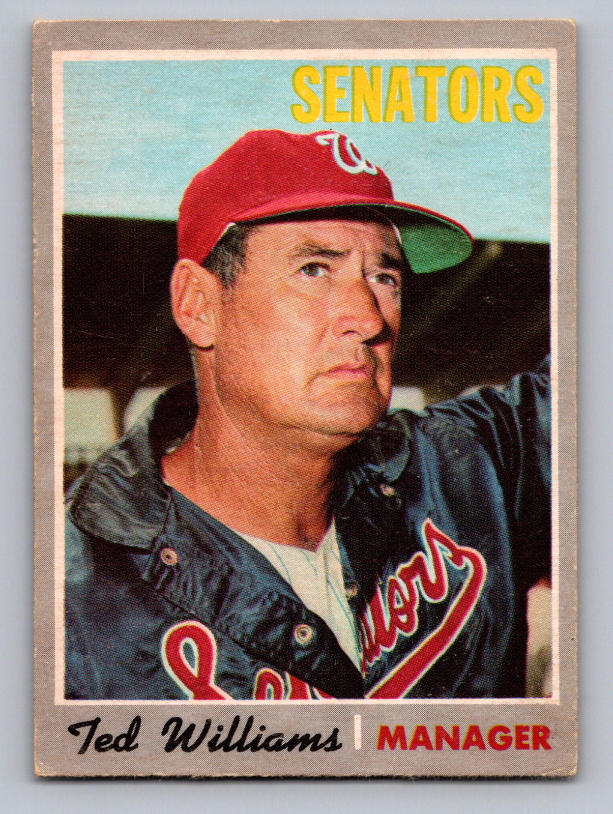 1970 O-PEE-CHEE #211 TED WILLIAMS WASHINGTON SENATORS MANAGER