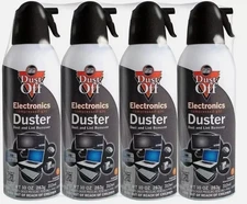 New Canned Air Falcon Dust-Off Compressed Computer Gas Duster 10 oz 4 Pack