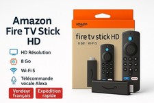 Multimédia AMAZON Fire TV Stick TV HD (2024) noir avec la télécommande