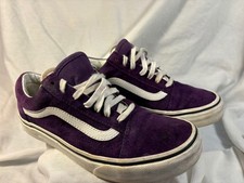 Vans Color Theory Old Skool Skate Sneakers Shoe Purple Suede Size 5.0M / 6.5.0W