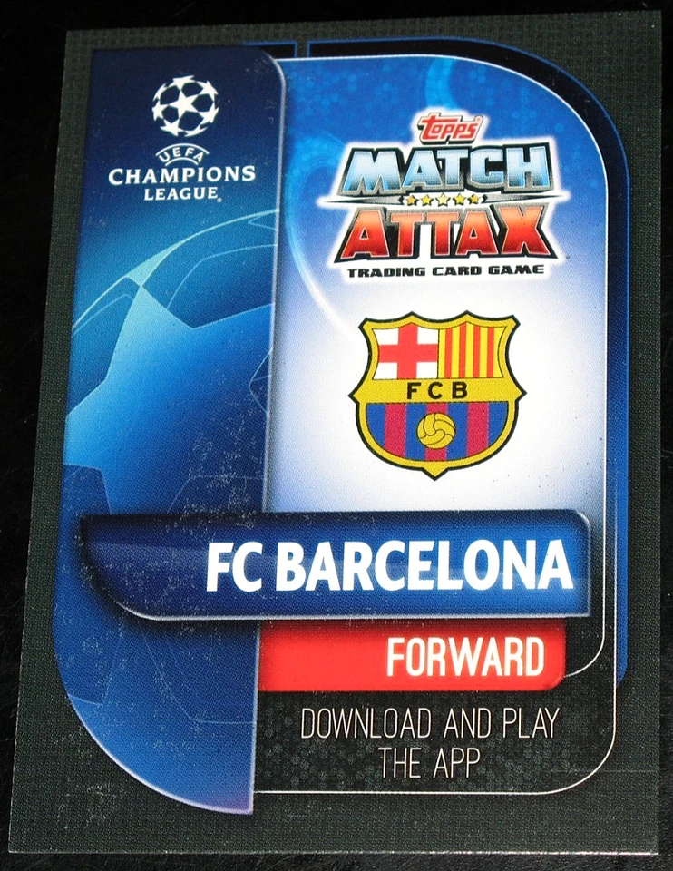 2019-20 Topps UCL Match Attax US Edition Heroes Lionel Messi Gold Ice Variation - Image 2 of 3