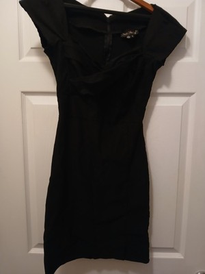 black bodycon pencil dress Stop Staring S LARGE LITTLE BLACK Retro COCKTAIL It is perfect for YGroup_caught-up-drop-waist-asymmetrical-midi-dress T272015D Classic Soft Stretch Size:Youth's 3.5 Medium