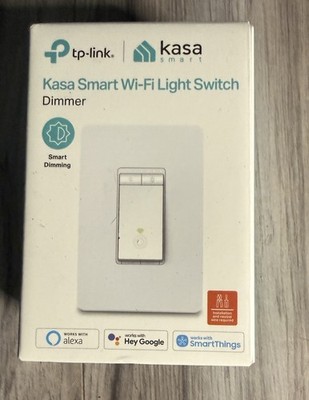 Kasa Smart Dimmer Switch HS220, Single Pole 2.4GHz Wi-Fi - New Sealed