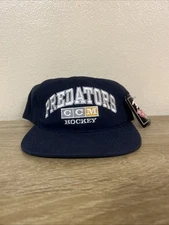 CCM Nashville Predators NHL Hat Cap Adjustable Adult Hockey Navy Blue New