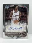 Topps 2025-26 Bowman Chrome Prospect Autos Donald Hand Jr. 1st RC Auto #CPA-DN
