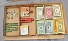 Vintage 1951 Monopoly No. 9 Parker Brothers Metal Pieces/Wood Houses & Hotels