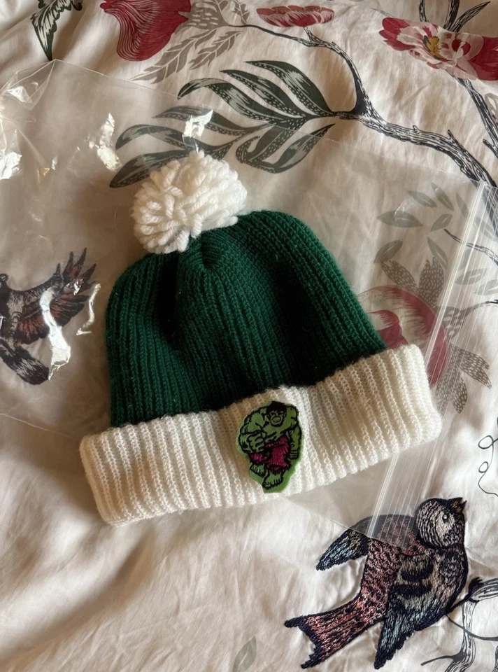 Gorro tejido vintage Marvelmania Incredible Hulk 1978 como nuevo Foto 2 de 4