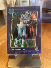 2022 Donruss  Optic Simi Fehoko  Purple Shock  242 Rated Rookie RC SP
