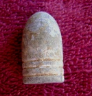 DUG .577 CALIBER CONFEDERATE SELMA  ARSENAL "LUBE GROOVE" RIFLE BULLET M&M # 350