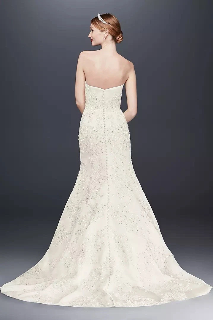 Oleg Cassini Satin Mermaid & Trumpet Wedding Dresses for sale | eBay