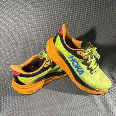 Hoka One One Men's Challenger ATR 7 Trail Shoes Black/Lettuce Size 8.5D Preowned