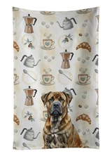Brindle Boerboel Coffee Bar Kitchen Towel WDK7320KTWL