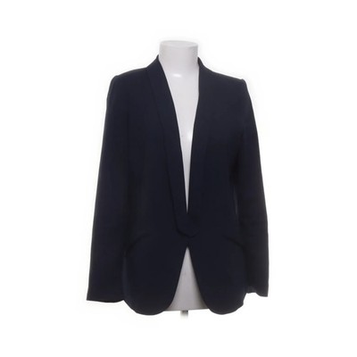 H&M, Blazer, Größe: 40, Blau, Elasthan/Polyester, Einfarbig, Damen #Agi