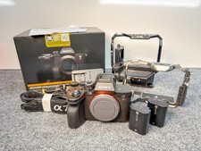 Sony a7R V 61MP Body VG-C4EM Grip, Cage, Batteries Only 2,786 Shutter Count