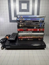 Sony DVP-SR510H DVPSR510H HDMI 1080p DVD / CD Player with Remote & 12 DVDs Works