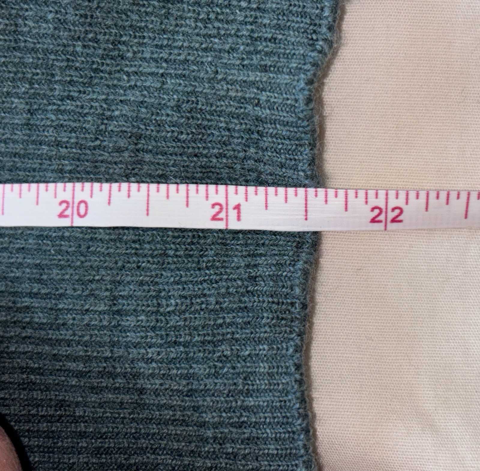 Halston Layering Essentials Green Turtleneck fine… - image 3