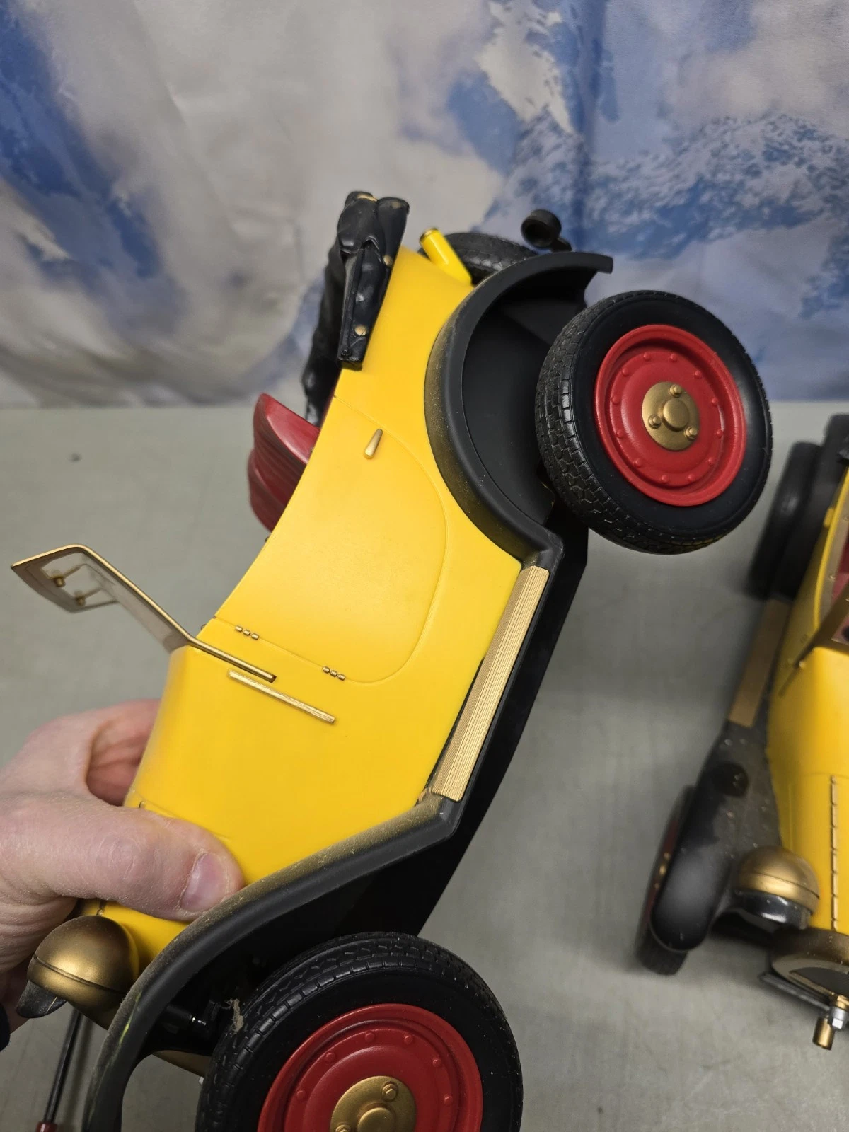 antigo rc carro de brinquedo controlado 