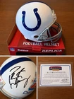 Peyton Manning Autographed Riddell Replica Full Size Helmet JSA Authenticated