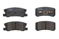 Hinterachse Abe C25010ABE-P Bremsbelagsatz, Scheibenbremse FüR Chrysler,CitroËN,