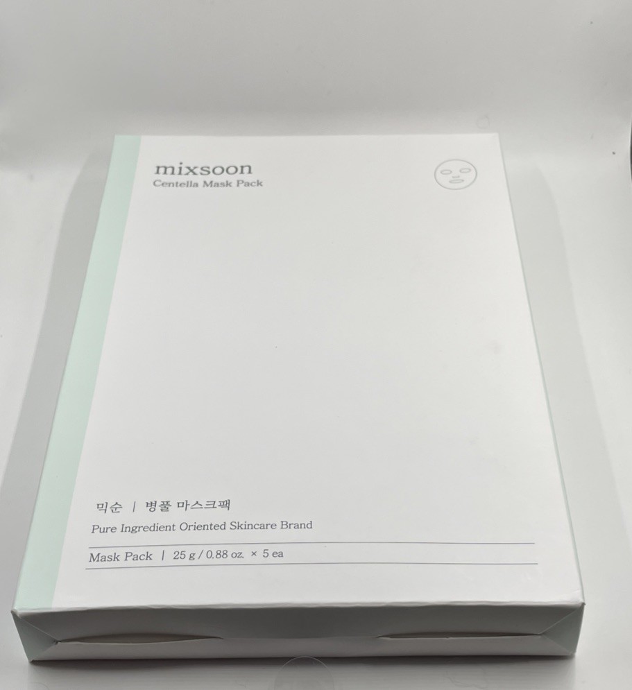 MIXSOON Centella Asiatica Mask Sheet 25ml (5 Sheet) Vegan - New GR