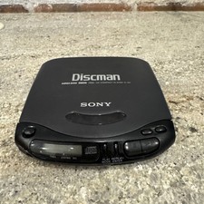 Vintage Sony Discman D-141 Mega Bass Portable Compact CD Player Tested 