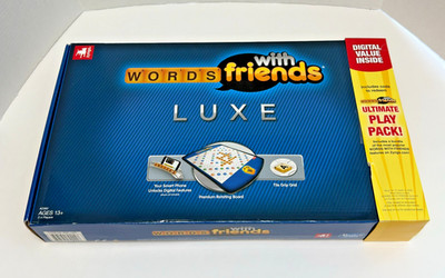 NEW Words With Friends Luxe Board Game Scrabble Style Online Family Adult Party