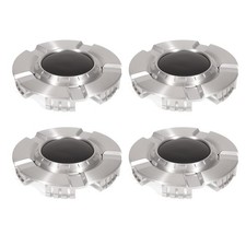 LEAPTREND 4pcs Chrome Wheel Center Caps Fit for Chevy/Chevrolet 2007-2013 Sil...