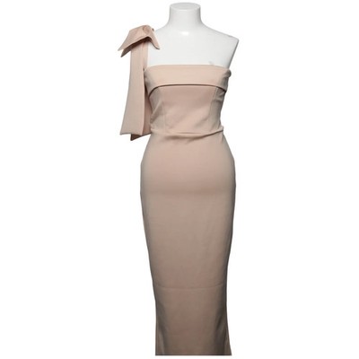 ADYCE, Abendkleid, Größe: S, Beige, Elasthan/Polyester, Einfarbig, Damen #aod