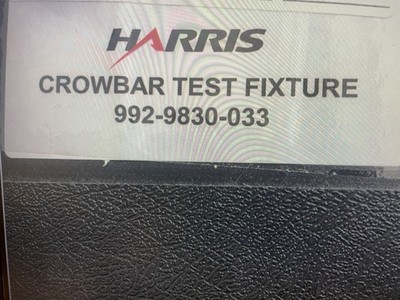 Harris Crowbar Test Fixture Tool For TV Transmitter part 992-9830-033
