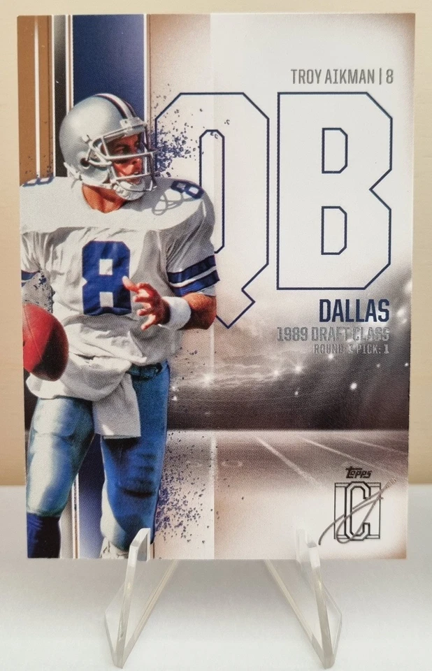 2024 Topps Signature Class Football Veterans Bronze #10 Troy Aikman - Bild 1 von 1