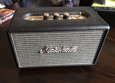 Marshall Kilburn Portable Black Bluetooth Speaker - No Strap